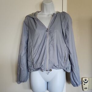 IC COLLECTION Light Purple Windbreaker with Elastic Cuffs